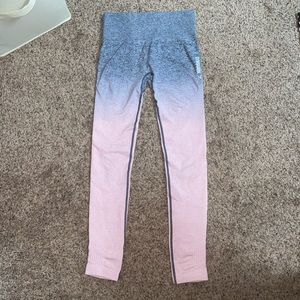 Ombré XS gymshark- pink/grey